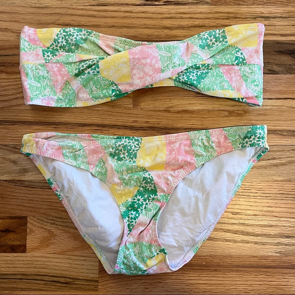 Lilly Pulitzer Patchwork Bathing Suit - image 1